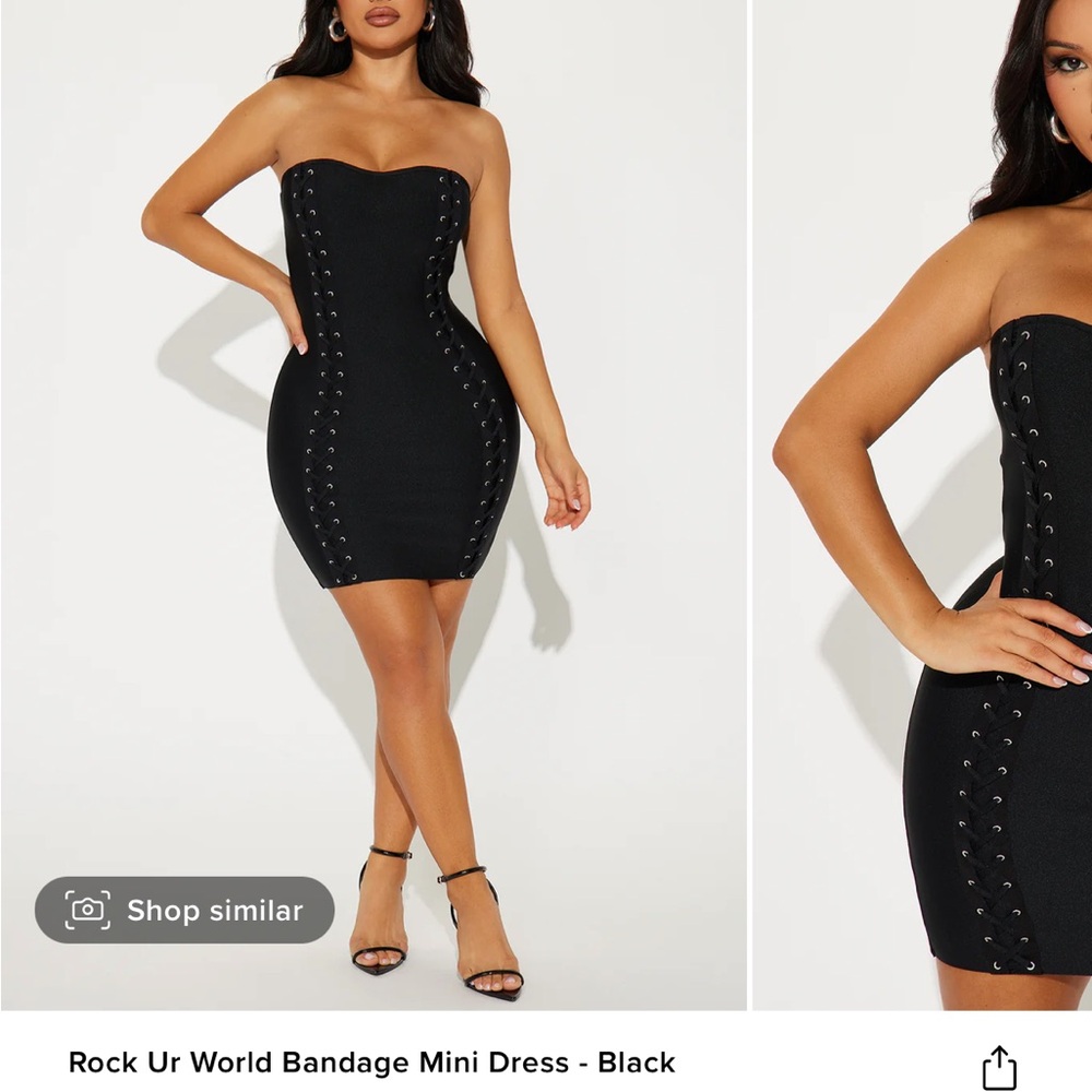Fashion Nova- Rock ur World Bandage Dress